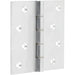 High-Quality Satin Chrome Projection Hinge 102x102x3mm Seamless Functionality Door Hinges