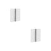 PACK High-Quality Satin Chrome Projection Hinge 102x102x3mm Seamless Functionality Door Hinges (1)