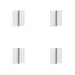 PACK High-Quality Satin Chrome Projection Hinge 102x102x3mm Seamless Functionality Door Hinges