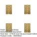 PACK Premium Double Phosphor Bronze Washered Hinge 76x50x3mm Polished Brass Finish Door Hinges-1