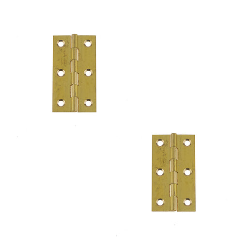 PACK Premium Polished Brass Plain Butt Hinge 63x35x1.5mm Durable Door Hardware Door Hinges (1)
