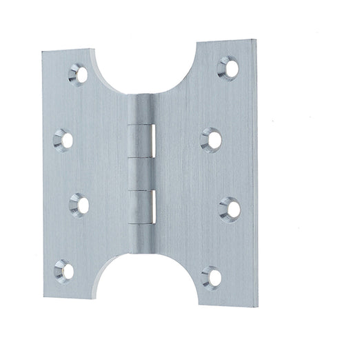 Durable Budget Parliament Hinge 102x100x4mm Satin Chrome Door Hinges