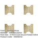 PACK Durable Budget Parliament Hinge 102x124x4mm Polished Brass Door Hinges-1