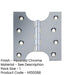 Durable Budget Parliament Hinge 102x124x4mm Polished Chrome Door Hinges-1