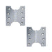 PACK Durable Budget Parliament Hinge 102x124x4mm Polished Chrome Door Hinges (1)