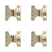 PACK Durable Budget Parliament Hinge 102x151x5mm Polished Brass Door Hinges