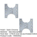 PACK Durable Budget Parliament Hinge 102x151x5mm Satin Chrome Door Hinges (1)-1