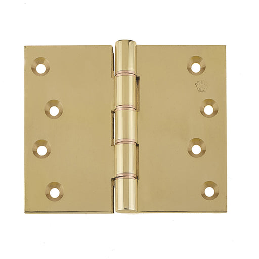 High-Quality Polished Brass Projection Hinge 102x125x3.5mm Door Hinges