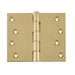High-Quality Polished Brass Projection Hinge 102x125x3.5mm Door Hinges