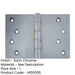 High-Quality Satin Chrome Projection Hinge 102x151x3.5mm Smooth Operation Door Hinges-1