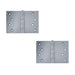 PACK High-Quality Satin Chrome Projection Hinge 102x151x3.5mm Smooth Operation Door Hinges (1)