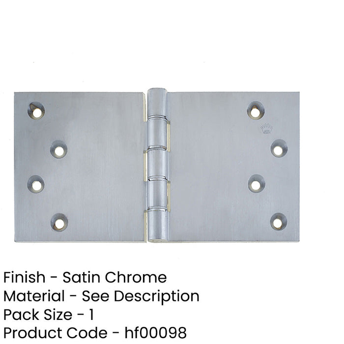 High-Quality Satin Chrome Projection Hinge 102x200x4.5mm Durable Door Functionality Door Hinges-1