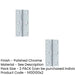 PACK Premium Polished Chrome Plain Butt Hinge 76x42x1.5mm Smooth Operation Door Hinges (1)-1