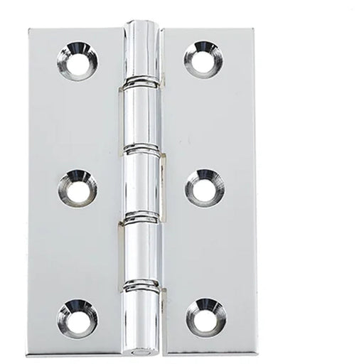 Double Phosphor Bronze Washered Hinge Polished Chrome 102x67x3mm Durability Style Door Hinges