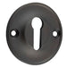 40mm Dark Bronze Standard Keyway Escutcheon Luxury Homes Solid Brass Hole Cover