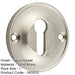 Premium 40mm Keyway Escutcheon Satin Nickel Finish Solid Brass Hole Cover-1