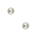 PACK Premium 40mm Keyway Escutcheon Satin Nickel Finish Solid Brass Hole Cover (1)