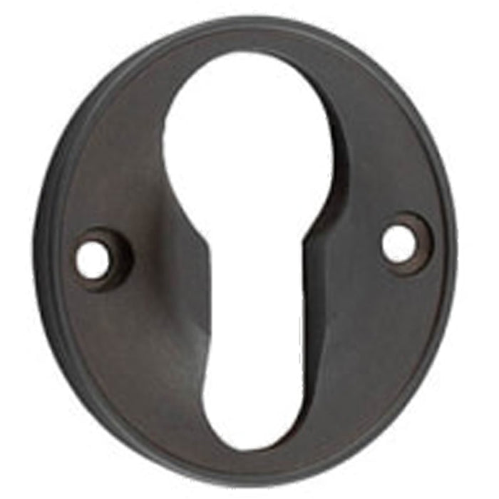 40mm Dark Bronze Euro Profile Escutcheon Luxury Homes Solid Brass Hole Cover