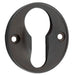 40mm Dark Bronze Euro Profile Escutcheon Luxury Homes Solid Brass Hole Cover