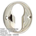 Elegant 40mm Euro Profile Escutcheon Polished Nickel Luxurious Homes Solid Brass Hole Cover-1