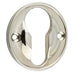Elegant 40mm Euro Profile Escutcheon Polished Nickel Luxurious Homes Solid Brass Hole Cover