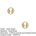 PACK Elegant 40mm Satin Brass Euro Profile Escutcheon Luxury Homes Solid Brass Hole Cover (1)-1