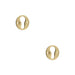 PACK Elegant 40mm Satin Brass Euro Profile Escutcheon Luxury Homes Solid Brass Hole Cover (1)