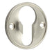 Elegant 40mm Euro Profile Escutcheon Satin Nickel Finish Solid Brass Hole Cover