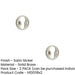 PACK Elegant 40mm Euro Profile Escutcheon Satin Nickel Finish Solid Brass Hole Cover (1)-1