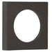 Modern Dark Bronze Square Outer Rose Escutcheon Solid Brass Hole Cover