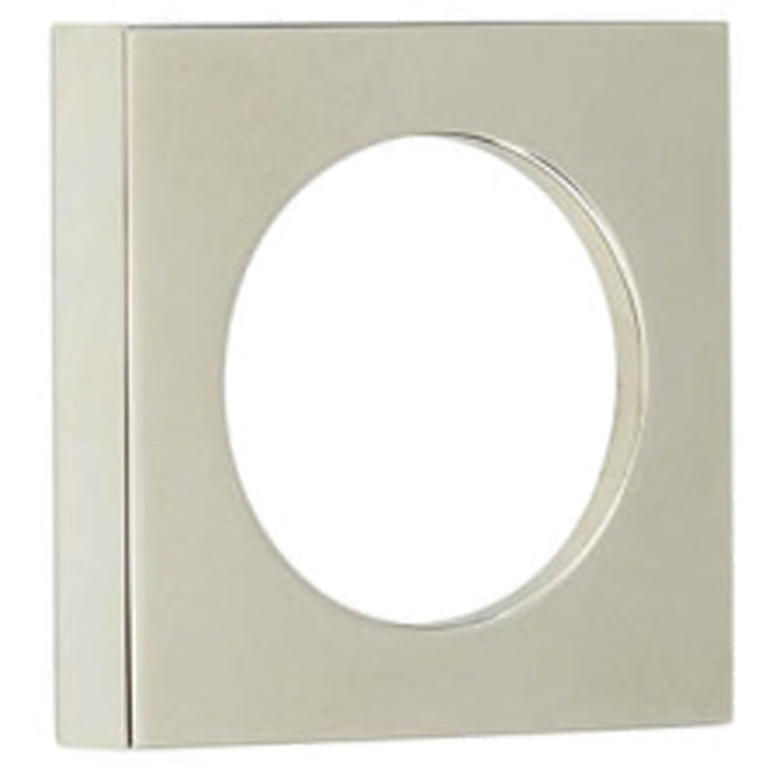 Modern Polished Nickel Square Outer Rose Escutcheon Solid Brass Hole Cover