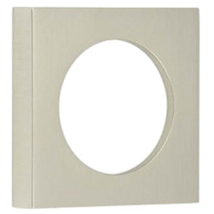 Modern Satin Nickel Square Outer Rose Escutcheon Solid Brass Hole Cover