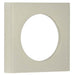 Modern Satin Nickel Square Outer Rose Escutcheon Solid Brass Hole Cover