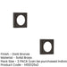 PACK Elegant Stepped Square Outer Rose Dark Bronze Luxury Escutcheons Solid Brass Hole Cover (1)-1