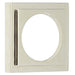 Elegant Stepped Square Outer Rose Escutcheon Polished Nickel Solid Brass Hole Cover