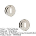 PACK Polished Nickel Standard Keyway Escutcheons Enhanced Security Solid Brass Hole Cover (1)-1