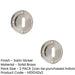 PACK Satin Nickel Standard Keyway Escutcheons Stylish Security Solution Solid Brass Hole Cover (1)-1