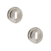PACK Satin Nickel Standard Keyway Escutcheons Stylish Security Solution Solid Brass Hole Cover (1)