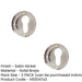 PACK Stylish Euro Profile Escutcheons Satin Nickel Finish Solid Brass Hole Cover (1)-1