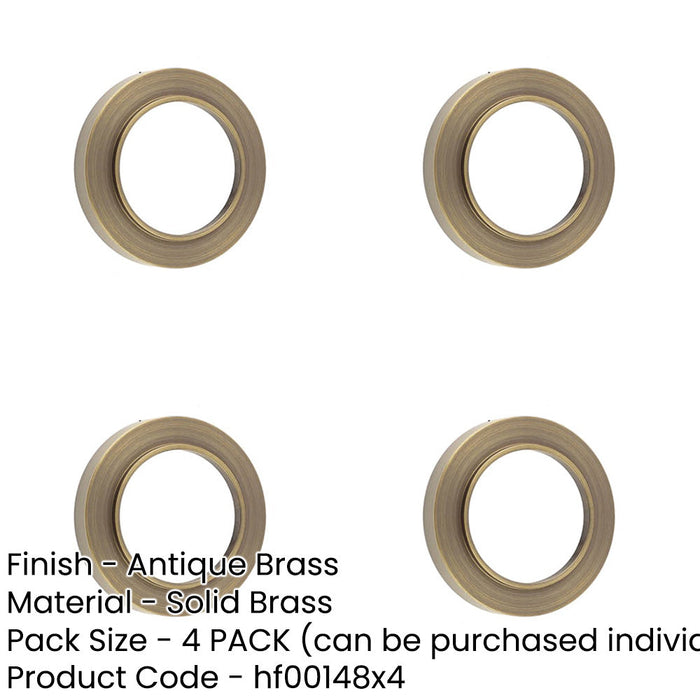 PACK Solid Brass Hole Cover-1