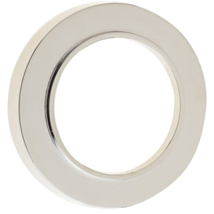 Elegant Plain Outer Roses Escutcheons Polished Nickel Solid Brass Hole Cover