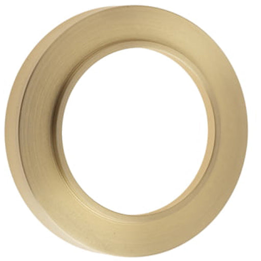 Elegant Satin Brass Outer Roses Escutcheons Solid Brass Hole Cover