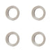 PACK Elegant Satin Nickel Plain Outer Rose Escutcheons Solid Brass Hole Cover