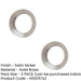 PACK Elegant Chamfered Outer Roses Escutcheons Satin Nickel Finish Solid Brass Hole Cover (1)-1