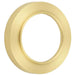 Stylish Knurled Outer Rose Escutcheon Satin Brass Solid Brass Hole Cover