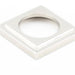 Stylish Stepped Square Outer Rose Satin Nickel Escutcheon Hardware Solid Brass Hole Cover