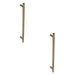 PACK Antique Brass Pull Handle 425mm Stylish Home Renovations Door Handle (1)