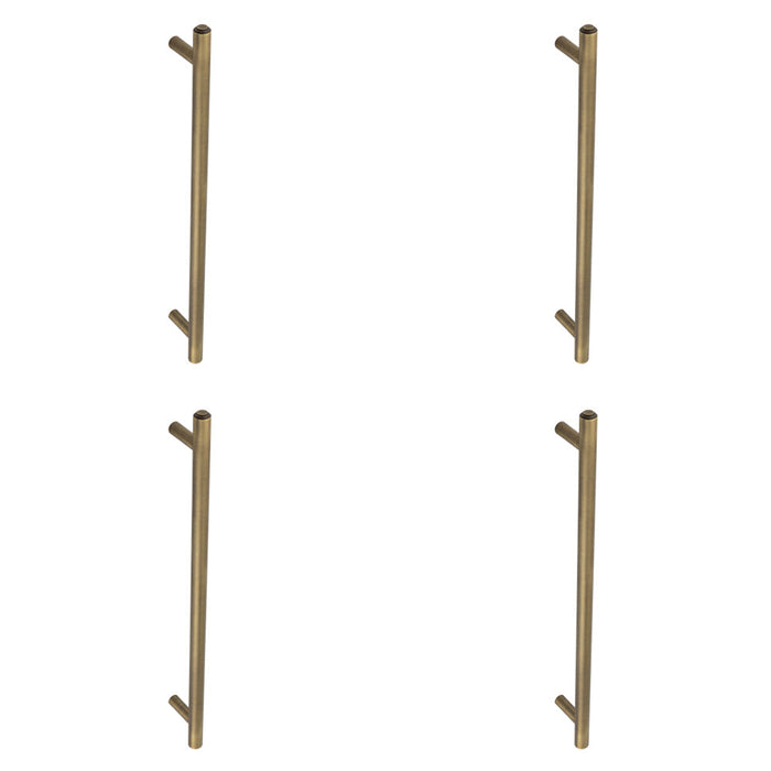 PACK Antique Brass Pull Handle 425mm Stylish Home Renovations Door Handle