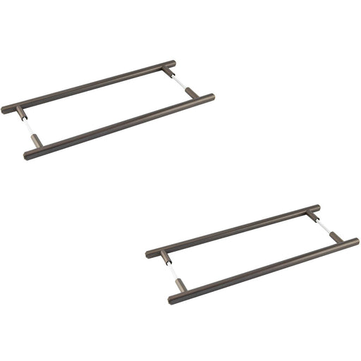 PACK Premium Back-to-Back Dark Bronze Pull Handle 425mm with Modern Design Door Handle (1)