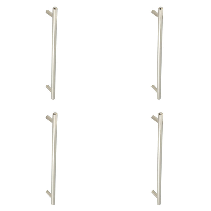PACK Stylish Polished Nickel Pull Handle 425mm with Unique Design Door Handle